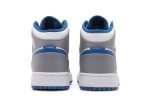 (GS) Air Jordan 1 Mid ‘Cement True Blue’ DQ8423-014 WABT