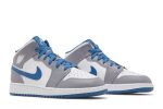 (GS) Air Jordan 1 Mid ‘Cement True Blue’ DQ8423-014 WABT