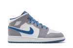 (GS) Air Jordan 1 Mid ‘Cement True Blue’ DQ8423-014 WABT