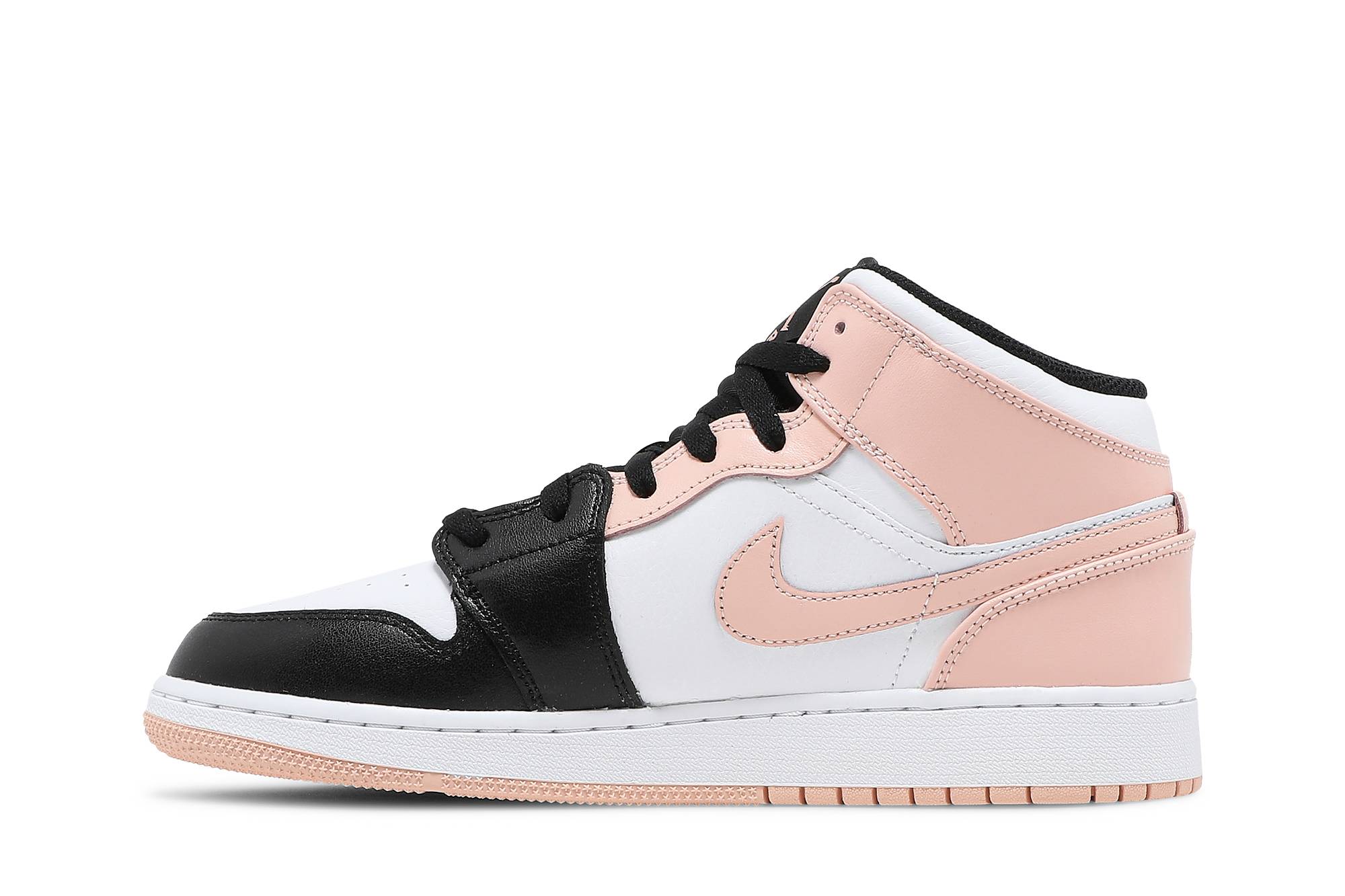 (Grade School) Air Jordan 1 Mid Crimson Tint 554725-133 Skidge – Image 3