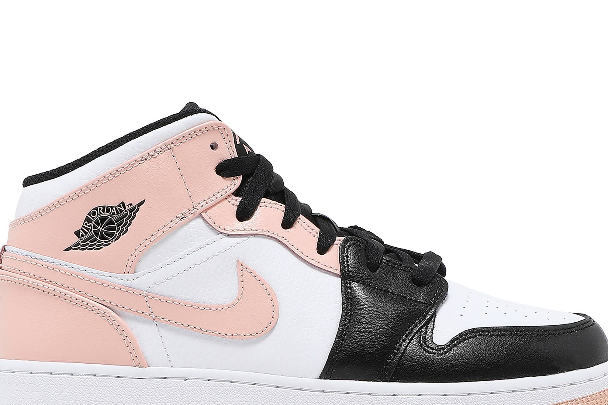 (Grade School) Air Jordan 1 Mid Crimson Tint 554725-133 Skidge – Image 2