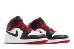 (GS) Air Jordan 1 Mid Gym Red Black Toe DQ8423-106 WABT