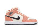 (GS) Air Jordan 1 Mid Orange Suede DV1336-800 WABT