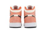 (GS) Air Jordan 1 Mid Orange Suede DV1336-800 WABT