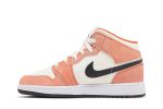 (GS) Air Jordan 1 Mid Orange Suede DV1336-800 WABT