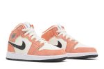 (GS) Air Jordan 1 Mid Orange Suede DV1336-800 WABT