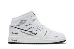 (GS) Air Jordan 1 Mid ‘Schematic’ DQ1864-100 WABT