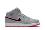 (GS) Air Jordan 1 Mid ‘Wolf Grey Pink’ 555112-060 WABT