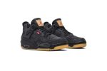 (GS) Levis x Air Jordan 4 Retro Black Denim (Levis Tag) AQ9103-001 WABT