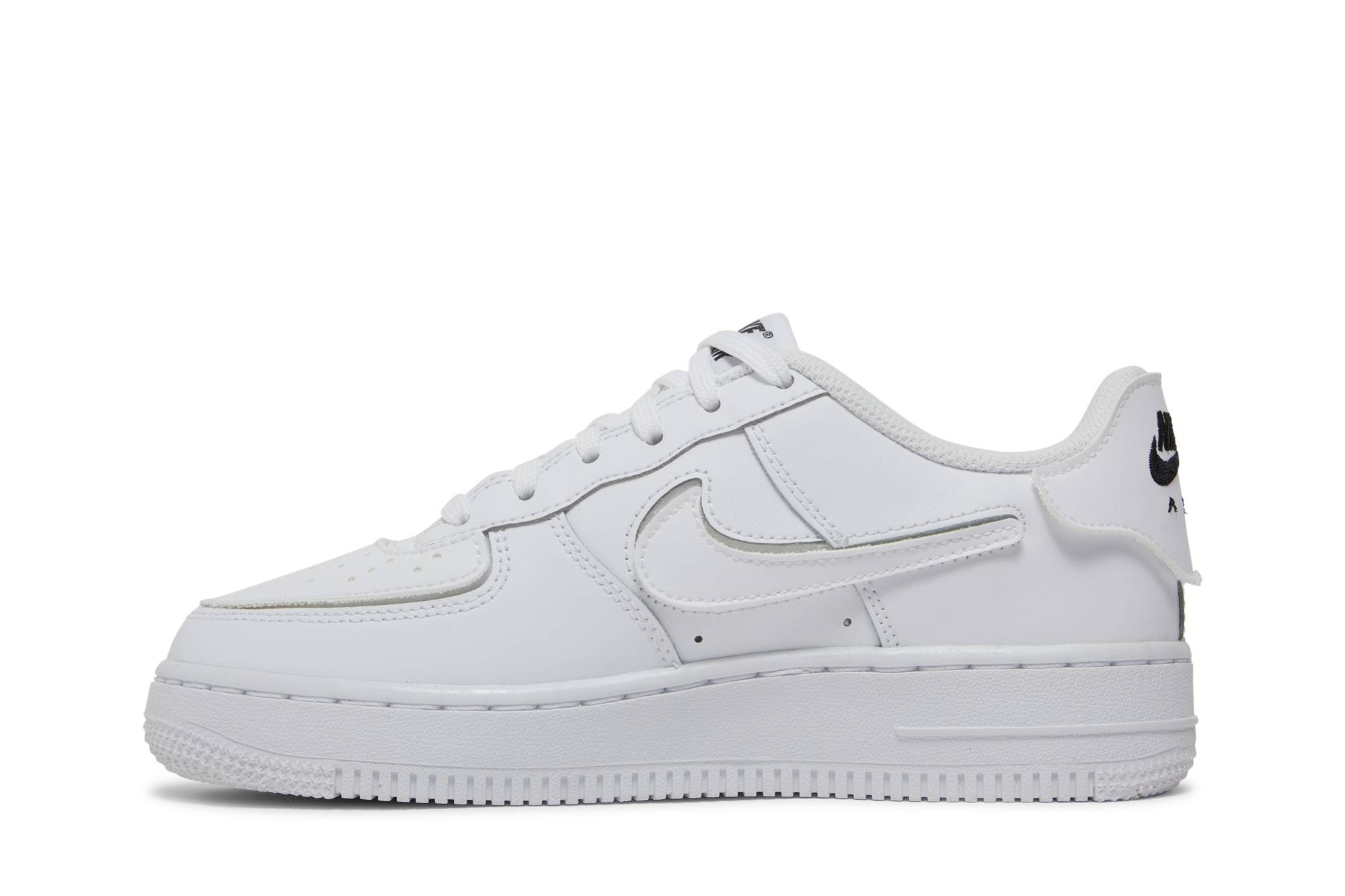 (Grade School) Nike Air Force 1 Low 1/1 'White' DB2812-100 - Image 3