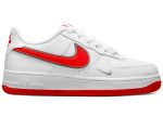 (GS) Nike Air Force 1 SE Mini Swoosh – White Habanero Red DX9269-101 WABT