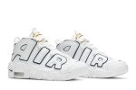 (GS) Nike Air More Uptempo White Midnight Navy 415082-109 WABT