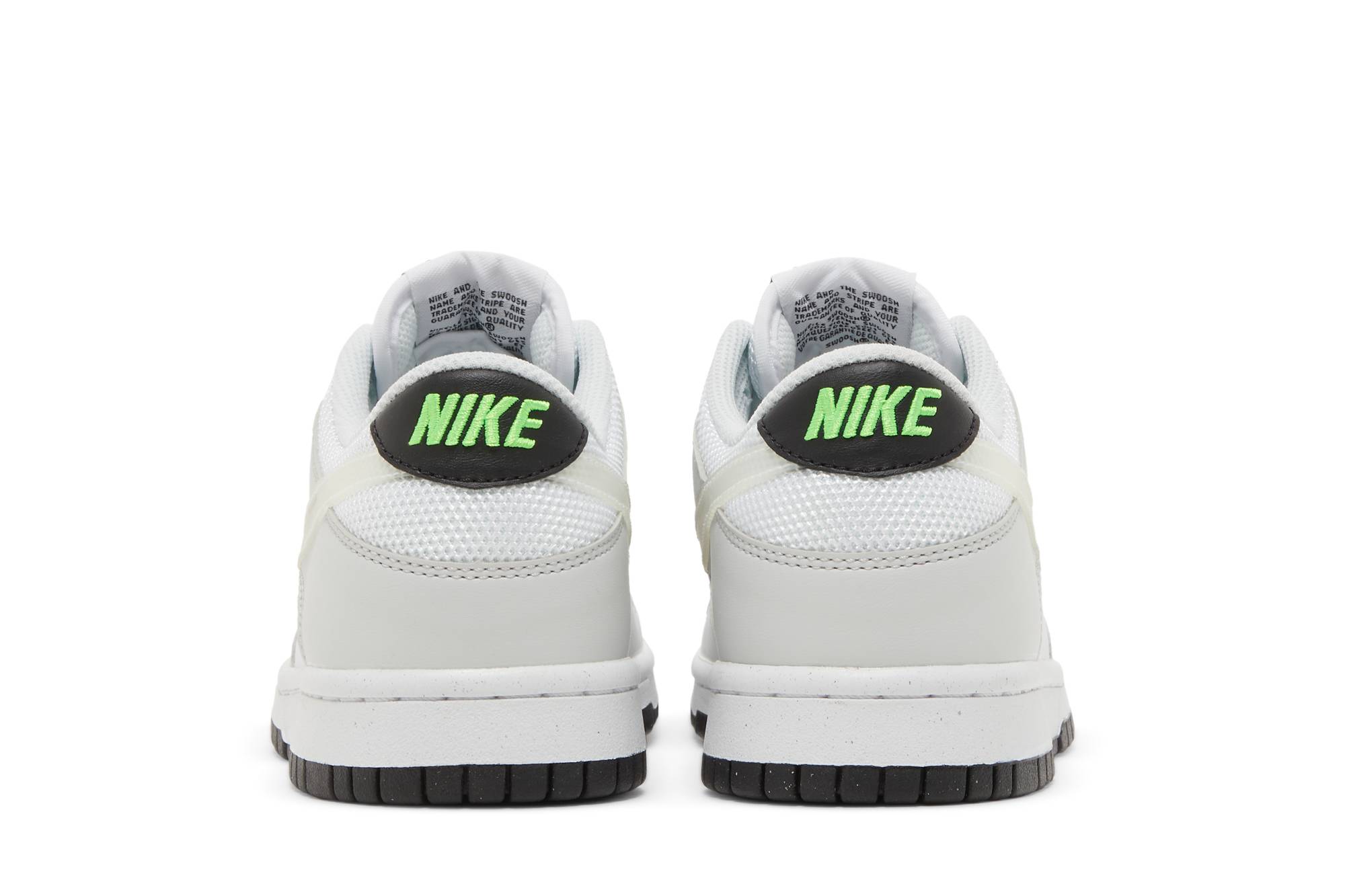 (Grade School) Nike Dunk Low Glitch Swoosh DV3033-001 Skidge - Image 6