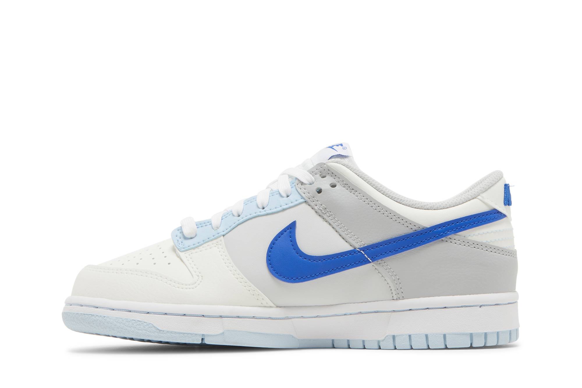 (Grade School) Nike Dunk Low 'Ivory Hyper Royal' FB1843-141 - Image 3