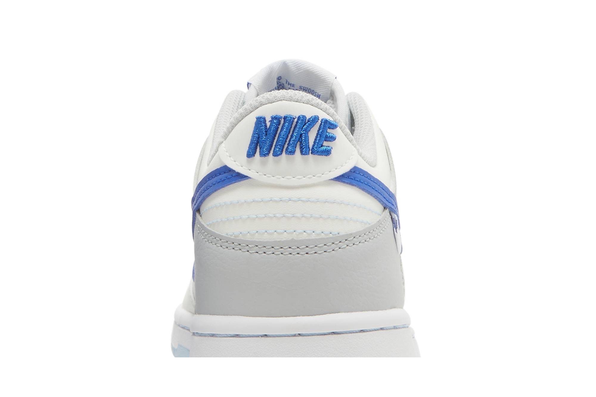 (Grade School) Nike Dunk Low 'Ivory Hyper Royal' FB1843-141 - Image 7