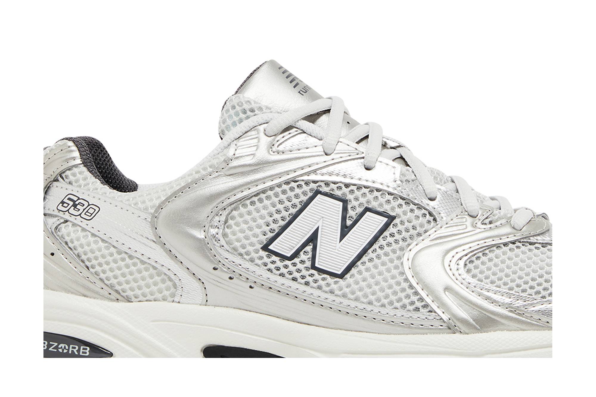 New Balance 530 Grey Matter Silver Metallic MR530LG Skidge - Image 2