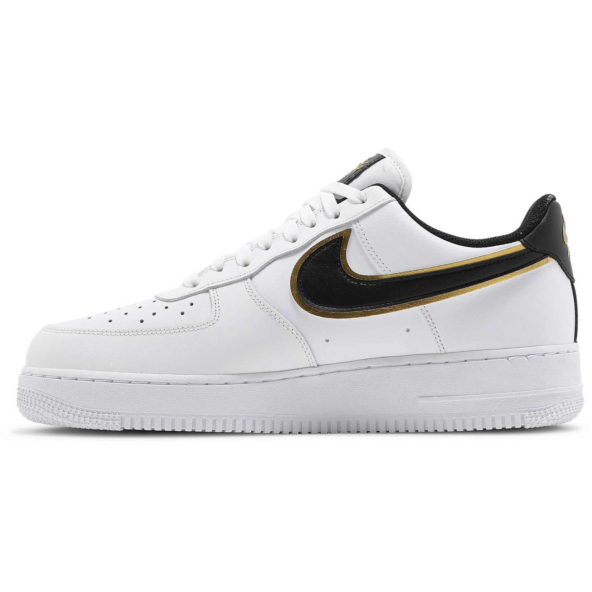 Nike Air Force 1 '07 LV8 'White Metallic Gold' DA8481-100 - Image 3