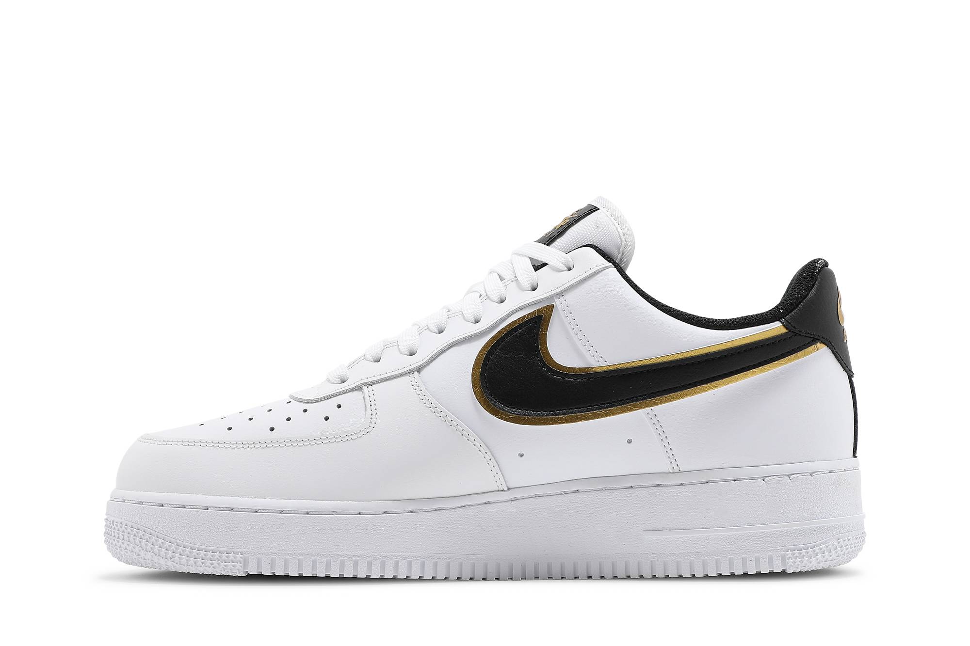Nike Air Force 1 '07 LV8 'White Metallic Gold' DA8481-100 - Image 10