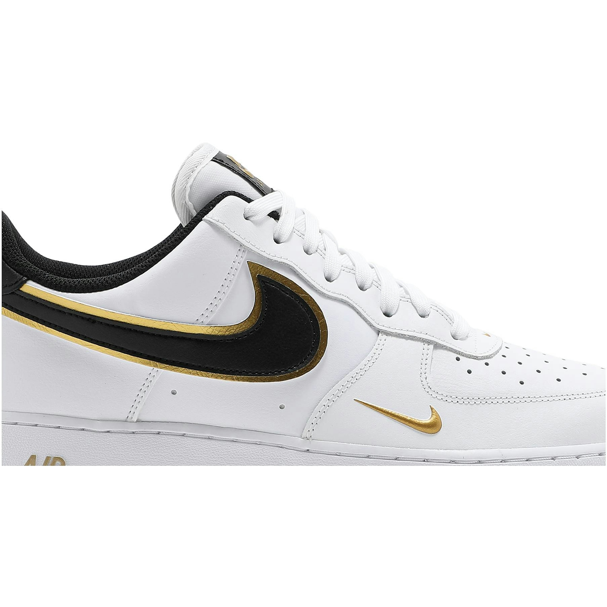 Nike Air Force 1 '07 LV8 'White Metallic Gold' DA8481-100 - Image 2