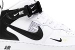 Nike Air Force 1 Mid Utility White Black 804609-103 WABT