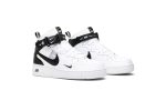 Nike Air Force 1 Mid Utility White Black 804609-103 WABT