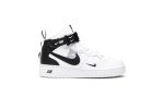 Nike Air Force 1 Mid Utility White Black 804609-103 WABT