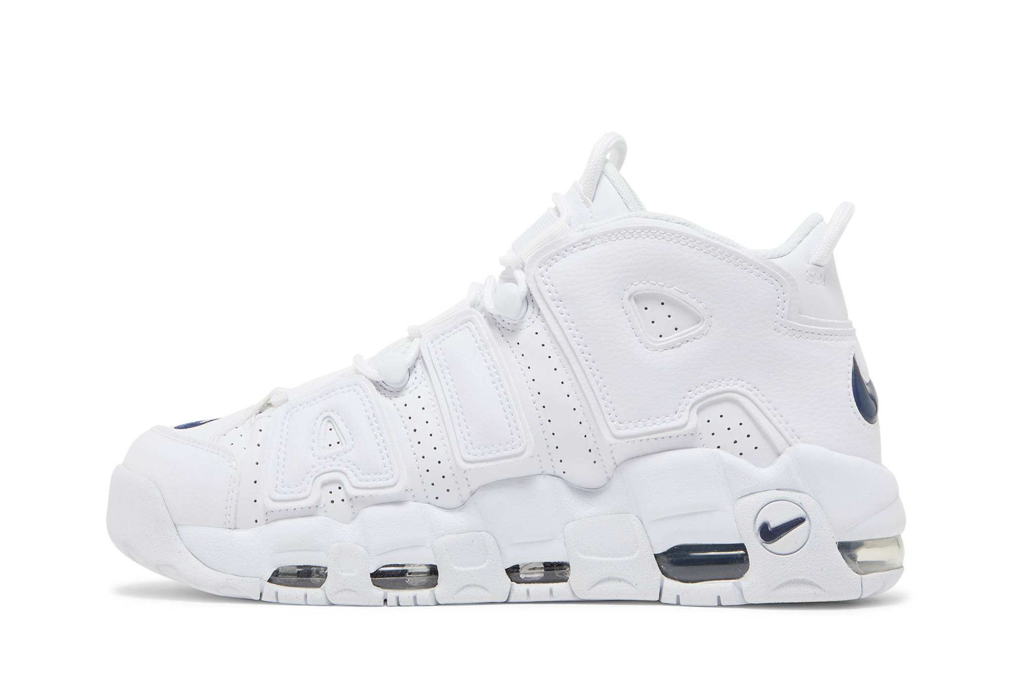 Nike Air More Uptempo 'White Navy' DH8011-100 - Image 3