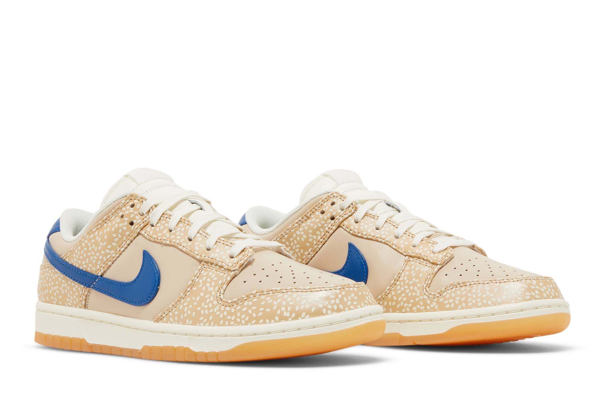 Nike Dunk Low PRM Sesame/Blue Swoosh DZ4853-200 Skidge – Bild 8