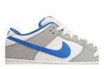 Nike Dunk Low Pro SB Matte Silver Varsity Royal 304292-040 WABT