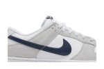 Nike Dunk Low White Grey Navy Aqua Mini Swoosh FJ4227-001 WABT