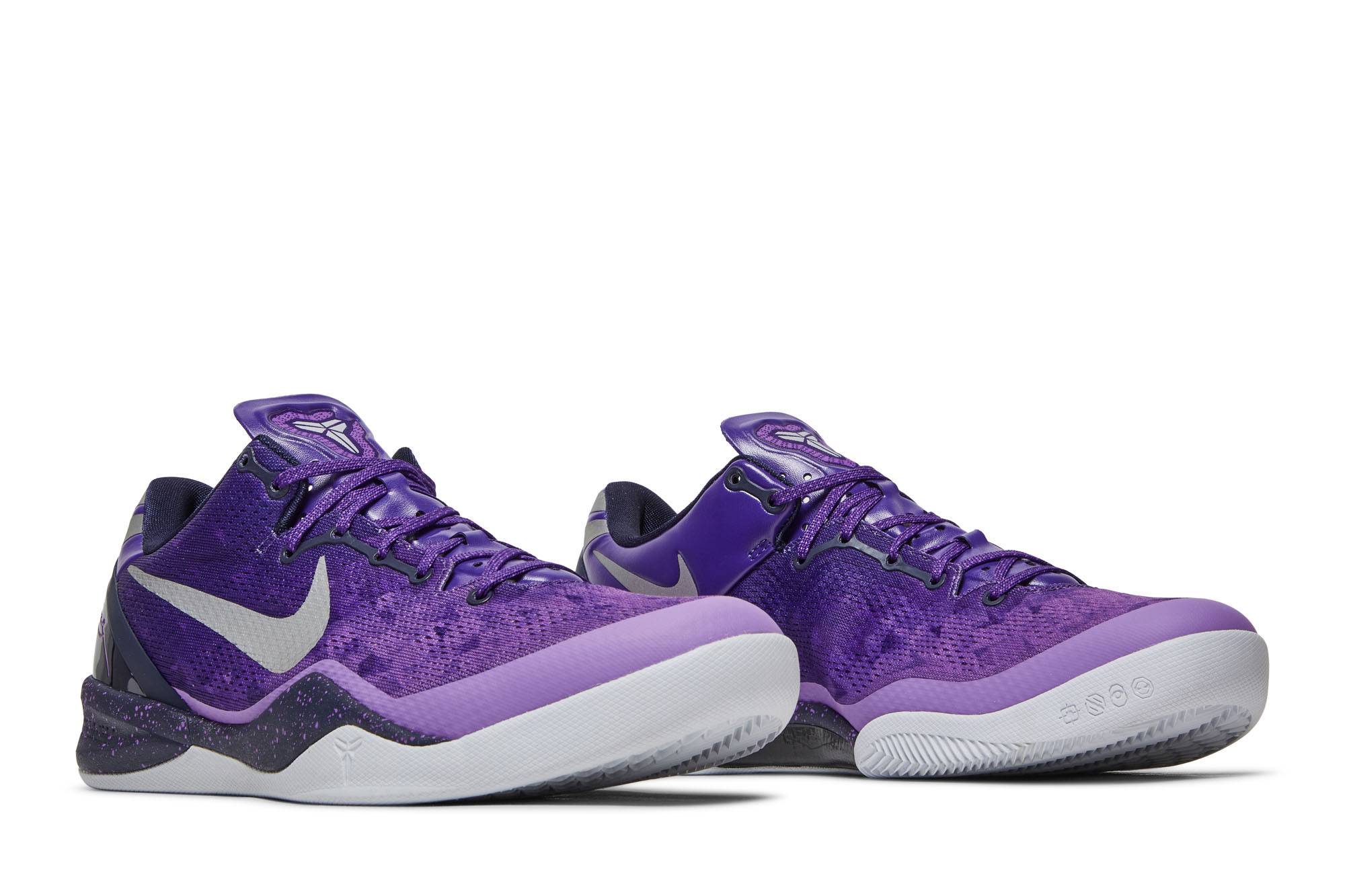 Nike Kobe 8 Playoffs Purple Platinum 555035-500 Skidge - Image 8