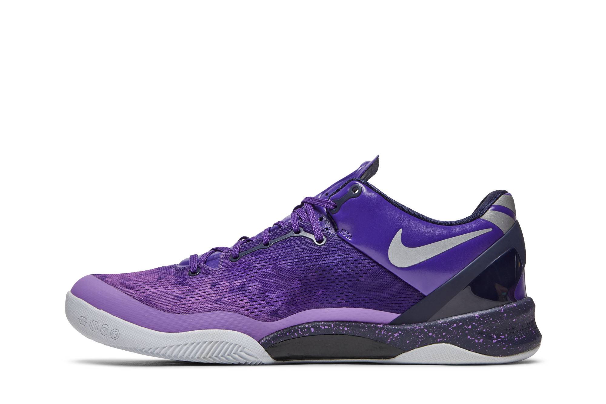 Nike Kobe 8 Playoffs Purple Platinum 555035-500 Skidge - Image 3
