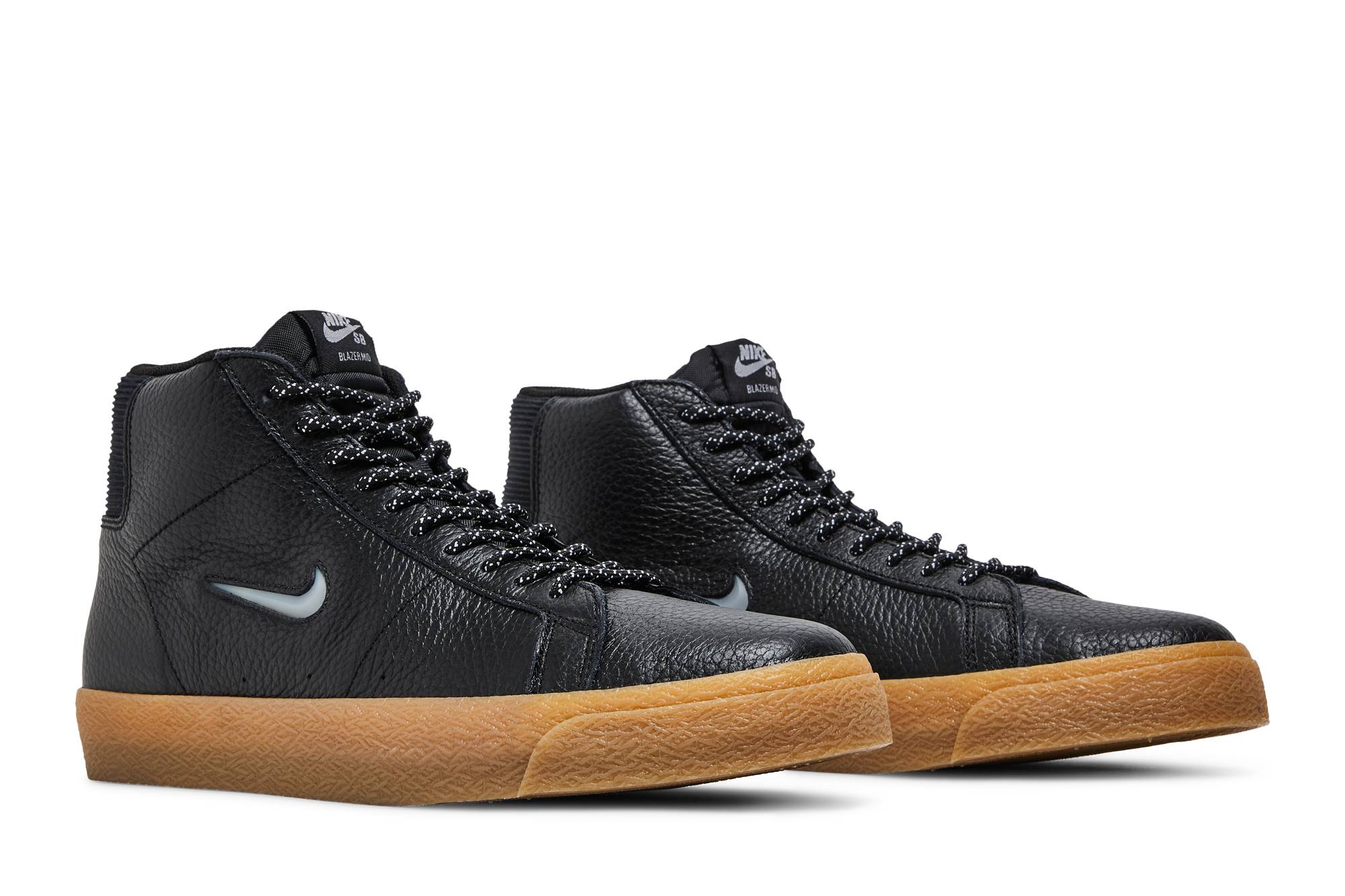 Nike SB Blazer Zoom Mid Premium 'Black Gum Jewel' CU5283-001 - Image 8