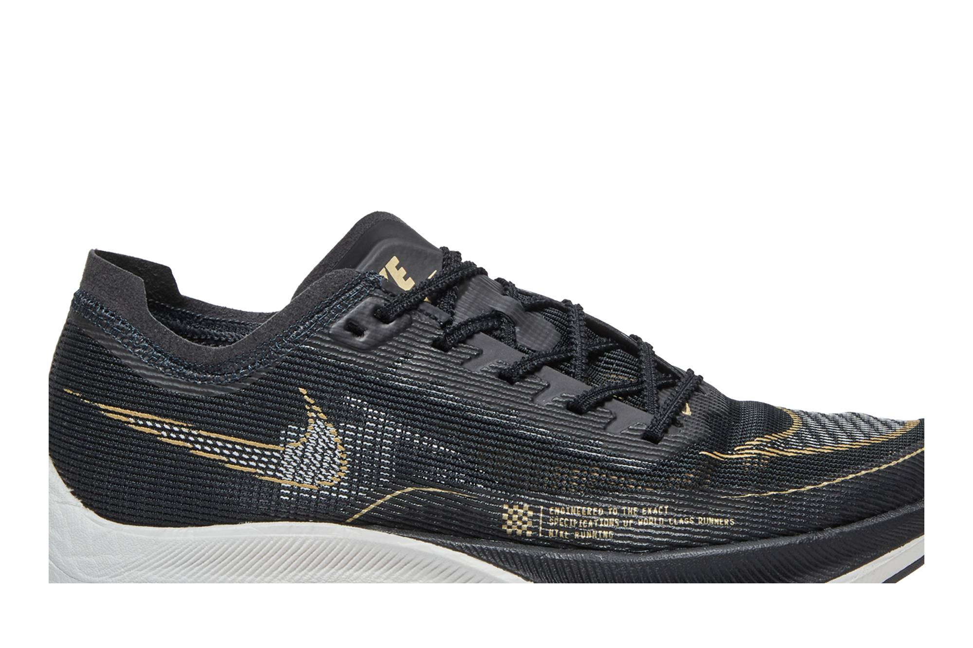 Nike ZoomX Vaporfly Next% 2 'Black Metallic Gold Coin' CU4111-001 - Image 9