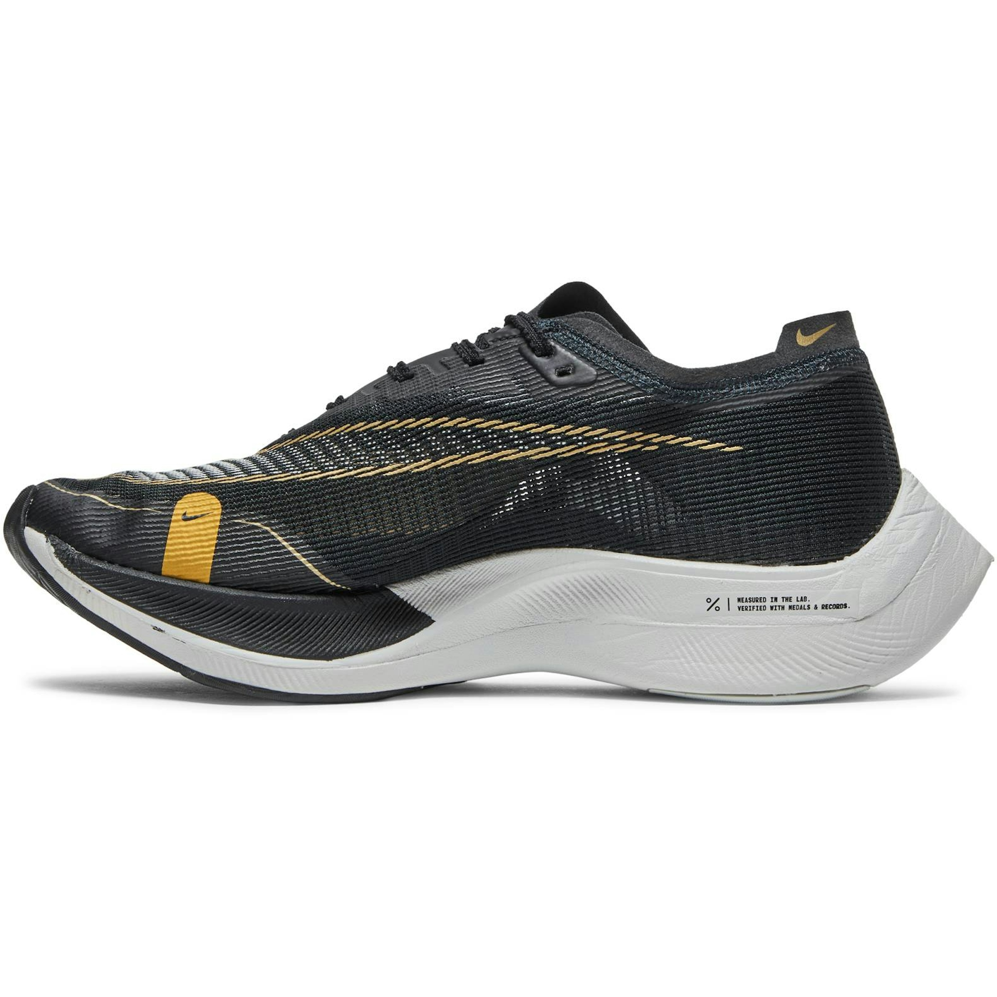 Nike ZoomX Vaporfly Next% 2 'Black Metallic Gold Coin' CU4111-001 - Image 3