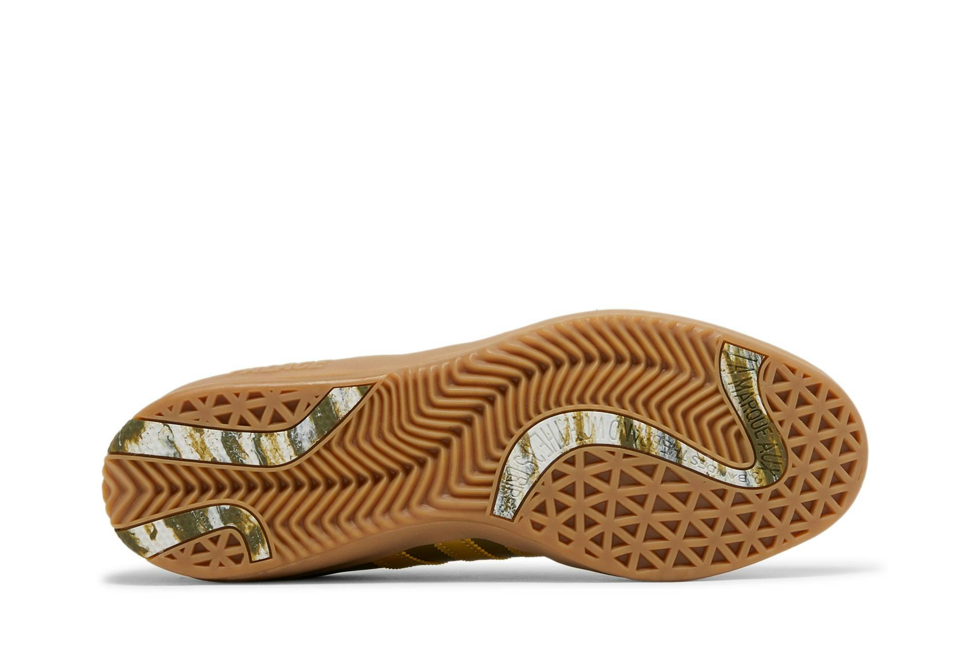 Palace x adidas Puig Samba 'Olive Gold' HQ6100 - Image 2