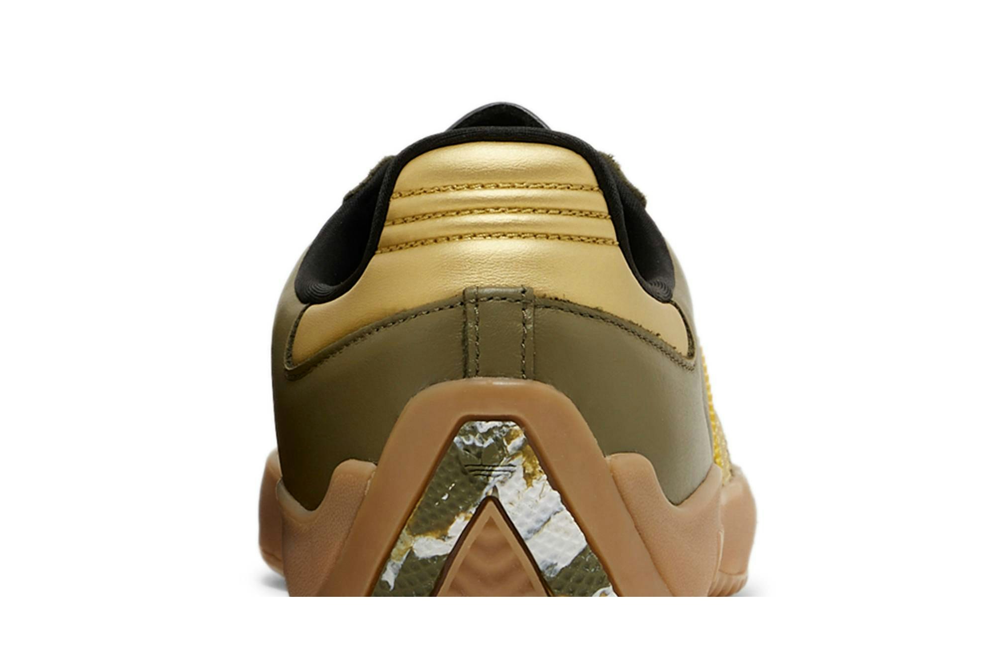 Palace x adidas Puig Samba 'Olive Gold' HQ6100 - Image 5
