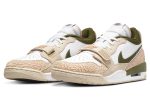 Paris Saint-Germain x Air Jordan Legacy 312 Low White Sequoia Green FZ4358-100 WABT