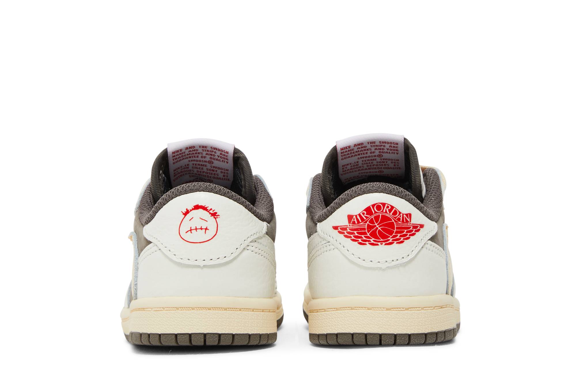 (Preschool) Travis Scott x Air Jordan 1 Low OG Reverse Mocha DO5442-162 Skidge - Image 6
