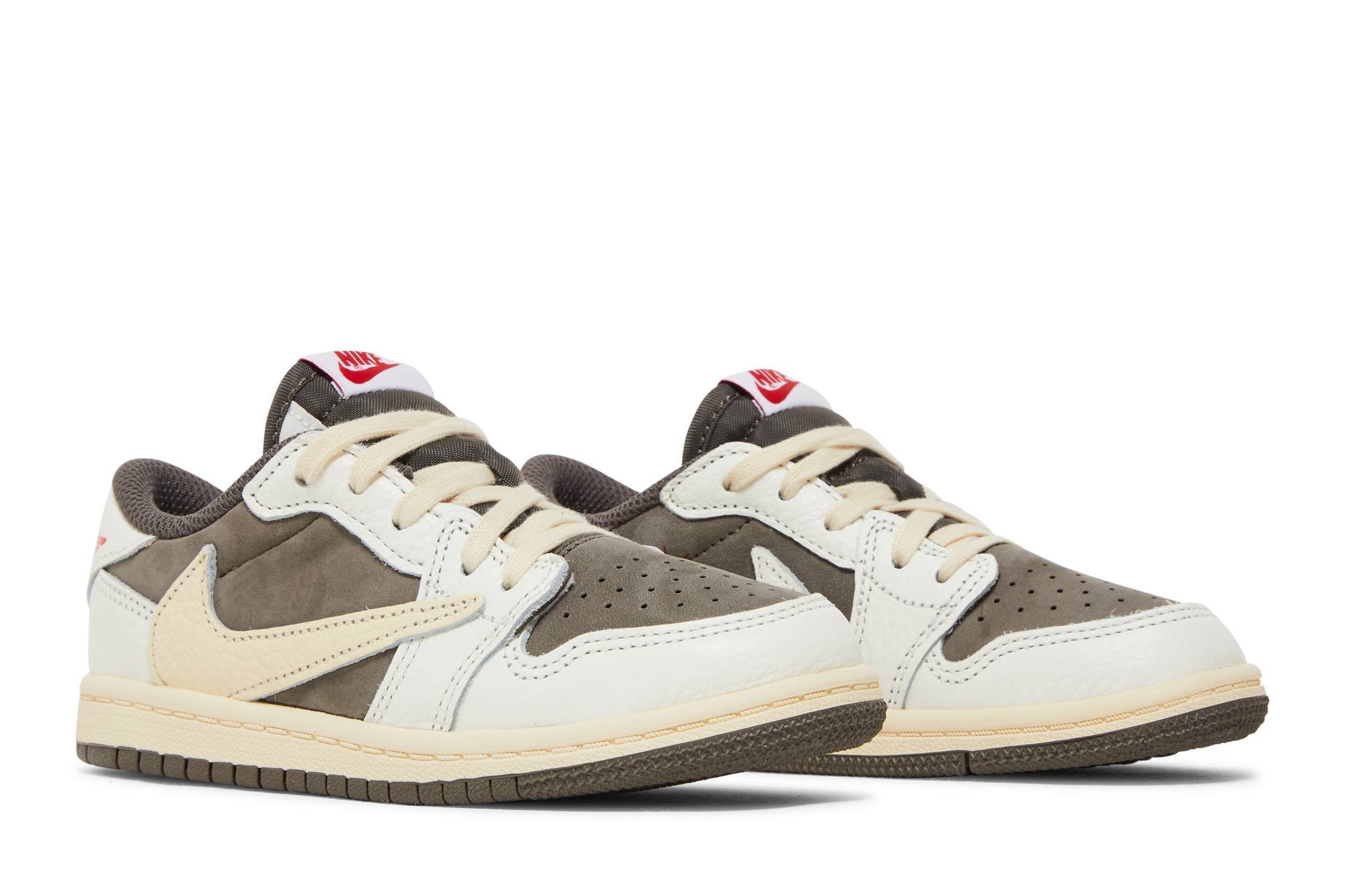 (Preschool) Travis Scott x Air Jordan 1 Low OG Reverse Mocha DO5442-162 Skidge - Image 8