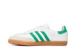 Sporty & Rich x adidas Samba OG White Green HQ6075 WABT