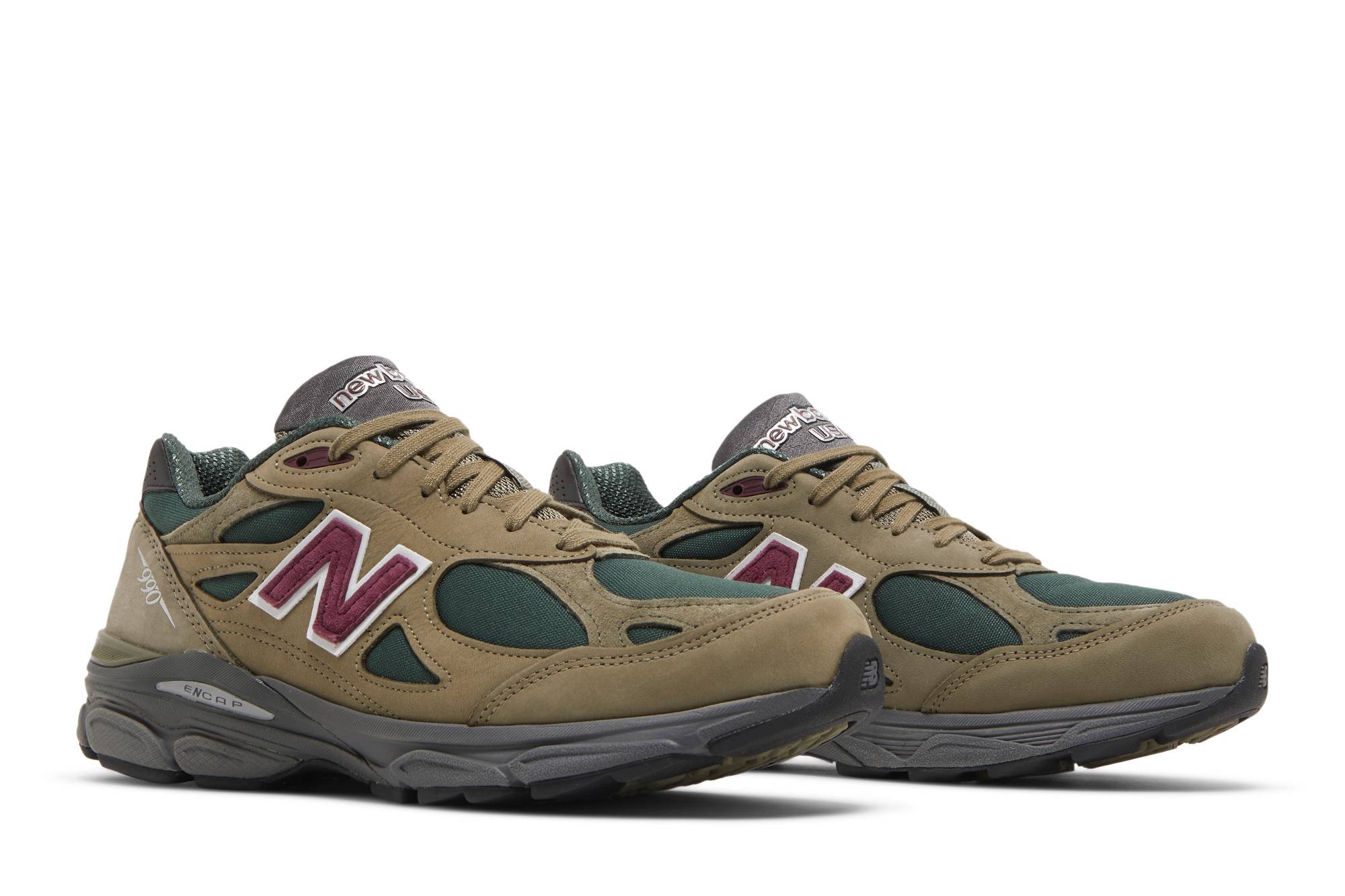 Teddy Santis x New Balance 990v3 Made in USA 'Green Olive' M990GP3 - Image 8
