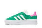 (W) adidas Gazelle Bold Green Lucid Pink IG3136 WABT