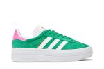 (W) adidas Gazelle Bold Green Lucid Pink IG3136 WABT