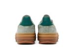(W) adidas Gazelle Bold Silver Green Gum ID6998 WABT