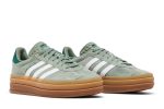 (W) adidas Gazelle Bold Silver Green Gum ID6998 WABT