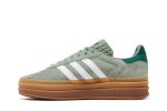 (W) adidas Gazelle Bold Silver Green Gum ID6998 WABT