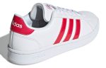 (W) adidas neo Grand Court White Red EE9688 WABT