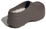 (W) adidas Originals Adilette Clog Plush Brown IH3360 WABT