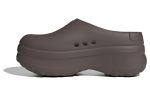 (W) adidas Originals Adilette Clog Plush Brown IH3360 WABT